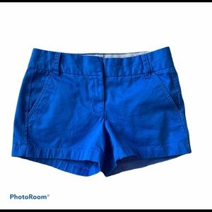 J. CREW blue chino shorts